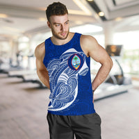 Guam Men'S Tank Top Shark Coat Of Arms - Polynesian Pride