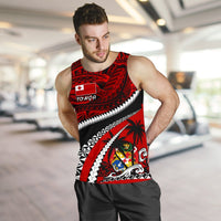 Tonga Polynesian Shark Tattoo Men'S Tank Top - Polynesian Pride