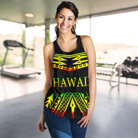 Hawaii Polynesia Women's Racerback Tank - Polynesian Pride