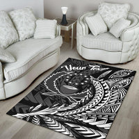 Pohnpei State Area Rug - Custom Personalised Wings Style - Polynesian Pride