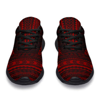 Society Islands Sporty Sneakers - Polynesian Chief Red Version - Polynesian Pride