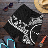 Yap Polynesian All Over Print Men's Short - Black Version - Polynesian Pride