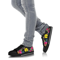 New Caledonia Low Top Shoe - Hibiscus Polynesian Pattern - Polynesian Pride