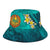 Tahiti Polynesian Bucket Hat - Manta Ray Ocean - Polynesian Pride