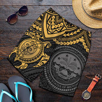 Federated States Of Micronesia Men's Shorts - Golden Turtle BLACK - Polynesian Pride