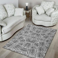 Polynesian Black Area Rug - Polynesian Pride