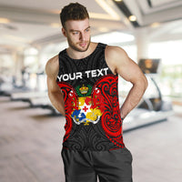 Tonga Polynesian Custom Personalised Men's Tank Top - Tongan Spirit - Polynesian Pride