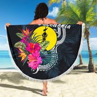 New Caledonia Polynesian Beach Blanket - Tropical Flower - Polynesian Pride