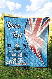 Fiji Custom Personalised Premium Quilt - Fiji Flag - Polynesian Pride