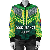 Cook Islands Ruby Women's Bomber Jacket Style - Polynesian Pride