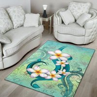 Hawaii Plumeria Area Rug - Polynesian Pride