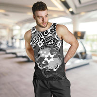 Tonga Polynesian Men's Tank - Tongan Pride (White) - Polynesian Pride