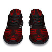 Niue Sport Sneakers - Polynesian Tattoo Red - Polynesian Pride