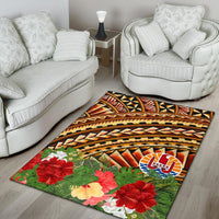 Tahiti Polynesian Area Rug - Vintage Pattern - Polynesian Pride