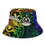 Vanuatu Bucket Hat - Rainbow Polynesian Pattern - Polynesian Pride