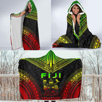 Fiji Polynesian Chief Hooded Blanket - Reggae Version - Polynesian Pride