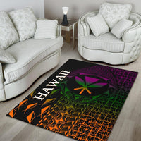 Hawaii Area Rug - Kanaka Maoli Rocket Style - Polynesian Pride