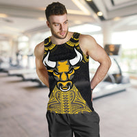 Aotearoa Maori Men Tank Top Taranaki Bulls - Polynesian Pride