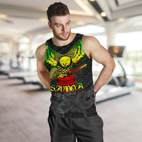 American Samoa Eagle With Seal Men Tank Top Rasta - Polynesian Pride