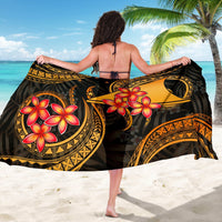 Tokelau Polynesian Sarong - Gold Plumeria - Polynesian Pride