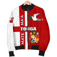 Tonga Rugby Women Bomber Jacket Mate Ma'a - Polynesian Pride