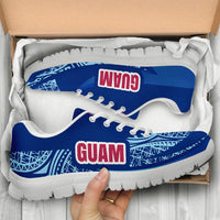 Guam Sneakers - Polynesian Patterns Sport Style - Polynesian Pride