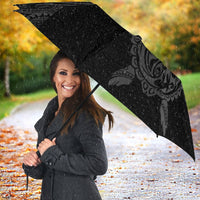 Tonga Umbrella Turtle Mermaid Polynesian Pattern Gray - Polynesian Pride