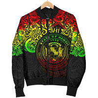 Polynesian Hawaii Bomber Jacket (Men) - Pride of Hawaii (Reggae) - Polynesian Pride