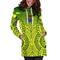 (Kuki Arirani) Cook Islands Premium Hoodie Dress - Polynesian Pride