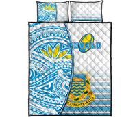 Tuvalu Rugby Quilt Bed Set Special - Polynesian Pride