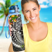 Pohnpei State Custom Personalised Hydro Tracking Bottle - Seal Spiral Polynesian Patterns - Polynesian Pride