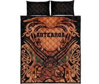 Quilt Bed Set Nz Maori Warriors Whakairo - Polynesian Pride