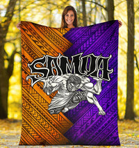 Samoa Premium Blanket - Warrior Style Polynesian Patterns - Polynesian Pride
