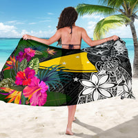 Tokelau Sarong - Turtle Plumeria Banana Leaf - Polynesian Pride