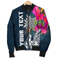 Polynesian Custom Personalised Men's Bomber Jacket - Summer Vibes - Polynesian Pride