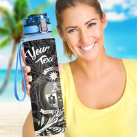 Nauru Hydro Custom Personalised Tracking Bottle - Wings Style - Polynesian Pride