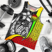 Federated States of Micronesia Men's Tank Top Reggae - Turtle With Hook - Polynesian Pride