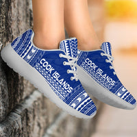 Cook Islands Sporty Sneakers - Polynesian Chief Flag Version - Polynesian Pride