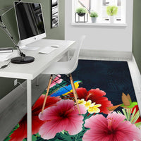 Forest Hibiscus Area Rug AH - Polynesian Pride