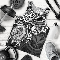 Polynesian Hawaii Men's Tank Top - White Turtle White - Polynesian Pride