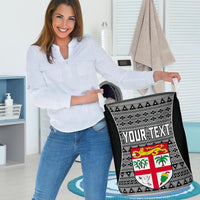 Fiji Custom Personalised Laundry Basket - Tapa Pattern Sport Style - Polynesian Pride