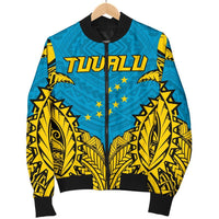 Tuvalu Premium Men's Bomber Jacket - Polynesian Pride