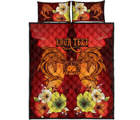 Samoa Custom Personalised Quilt Bed Sets - Tribal Tuna Fish - Polynesian Pride