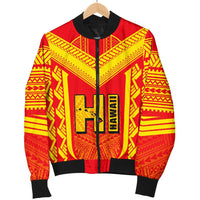 Hawaiian Kanaka Polynesian Men's Bomber Jacket Active - Polynesian Pride