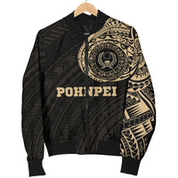 Pohnpei Micronesia Tattoo Men's Bomber Jacket - Polynesian Pride