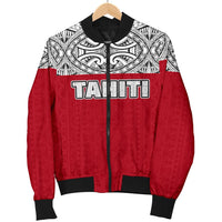 Tahiti Women's Bomber Jacket - Polynesian Design - Polynesian Pride