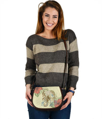 Polynesian Tribal Turtle Flowers Saddle Bag - Canary - Polynesian Pride