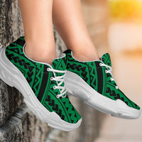 Polynesian Tradition Green Chunky Sneakers - Polynesian Pride
