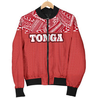 Tonga Men's Bomber Jacket - Polynesian Design - Polynesian Pride