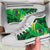 Cook Islands High Top Shoes - Symmetrical Lines - Polynesian Pride
